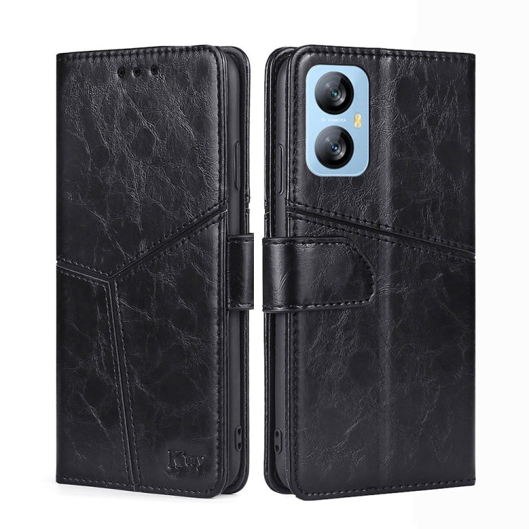 For Blackview A52 Geometric Stitching Flip Leather Phone Case