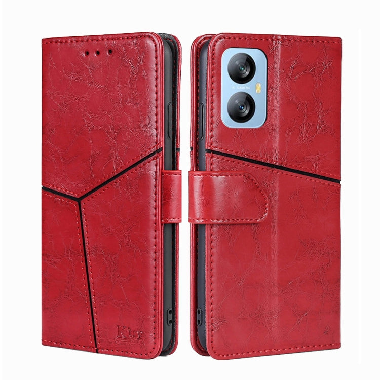 For Blackview A52 Geometric Stitching Flip Leather Phone Case