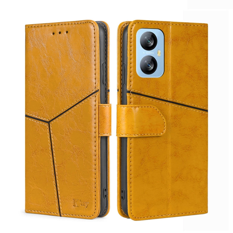For Blackview A52 Geometric Stitching Flip Leather Phone Case