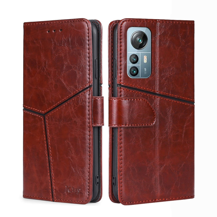 For Blackview A85 Geometric Stitching Flip Leather Phone Case