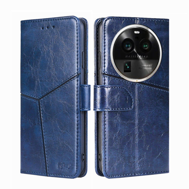 For OPPO Find X6 Pro 5G Geometric Stitching Flip Leather Phone Case