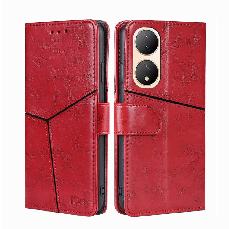 For vivo Y100 5G Geometric Stitching Flip Leather Phone Case