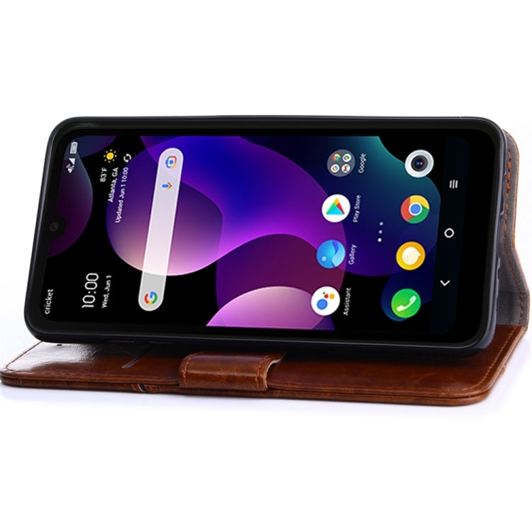 For Xiaomi Redmi Note 12 4G Global Geometric Stitching Flip Leather Phone Case