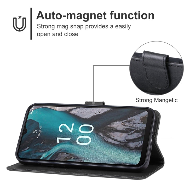 For Nokia C22 Leather Phone Case