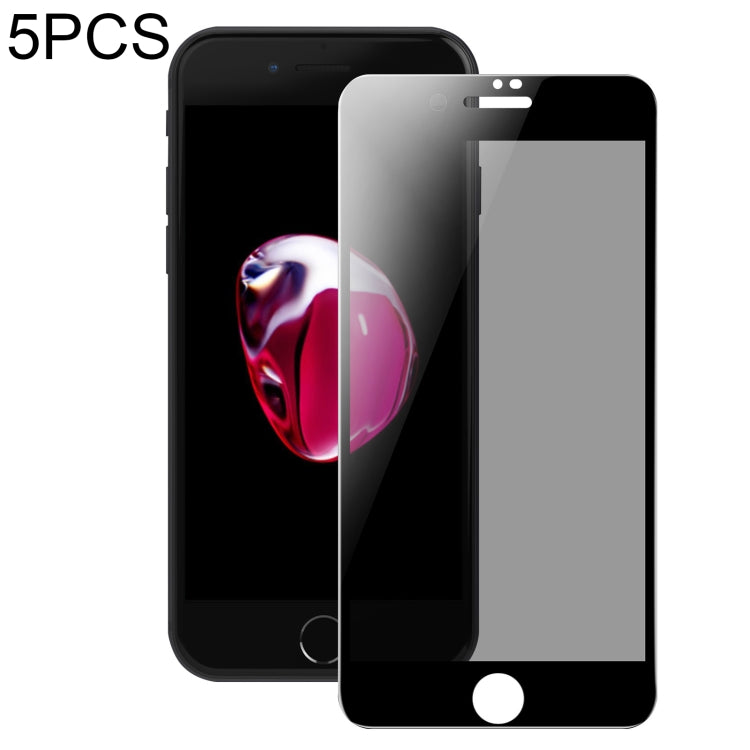 For iPhone 7 Plus / 8 Plus 5pcs DUX DUCIS 0.33mm 9H High Aluminum Anti-spy HD Tempered Glass Film