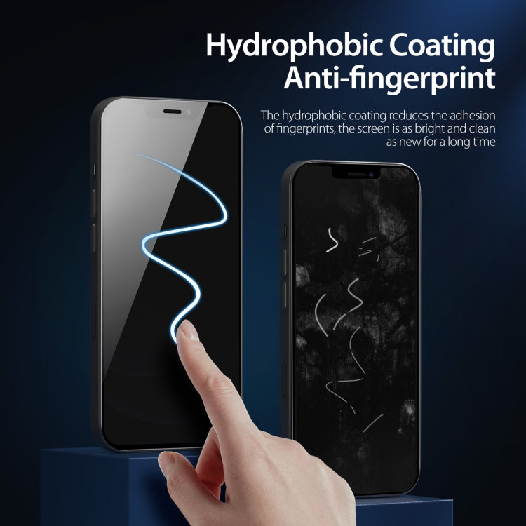 For iPhone 12 Pro Max 5pcs DUX DUCIS 0.33mm 9H High Aluminum Anti-spy HD Tempered Glass Film