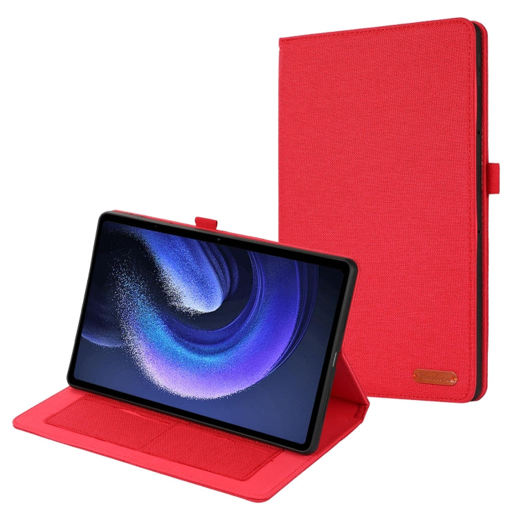 For Xiaomi Pad 6 / Pad 6 Pro Fabric Leather Tablet Case