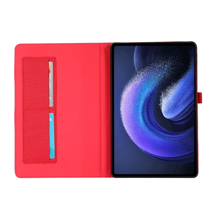 For Xiaomi Pad 6 / Pad 6 Pro Fabric Leather Tablet Case