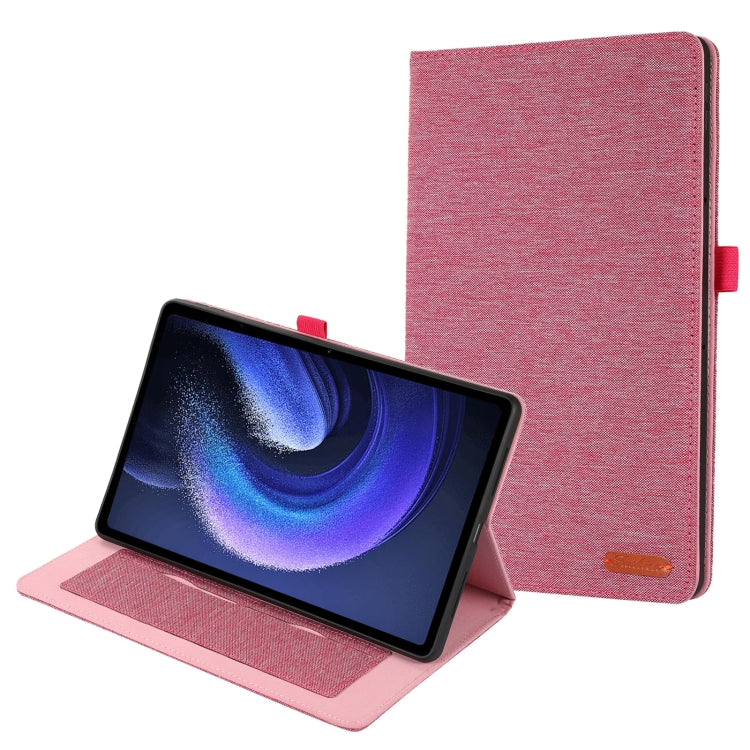 For Xiaomi Pad 6 / Pad 6 Pro Fabric Leather Tablet Case
