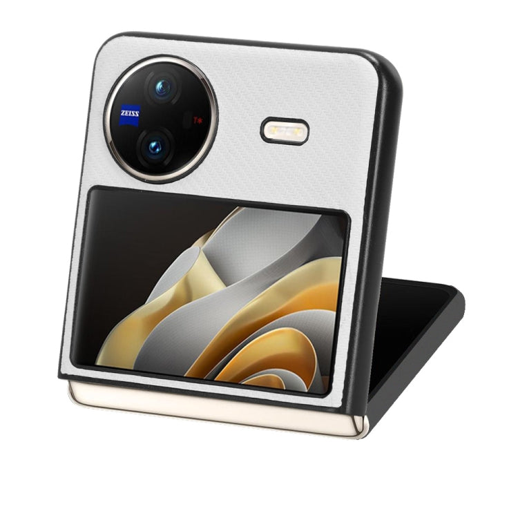 For vivo X Flip PU Leather PC Phone Case