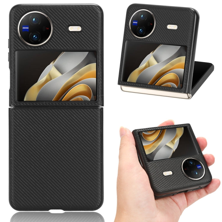 For vivo X Flip PU Leather PC Phone Case