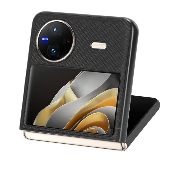 For vivo X Flip PU Leather PC Phone Case