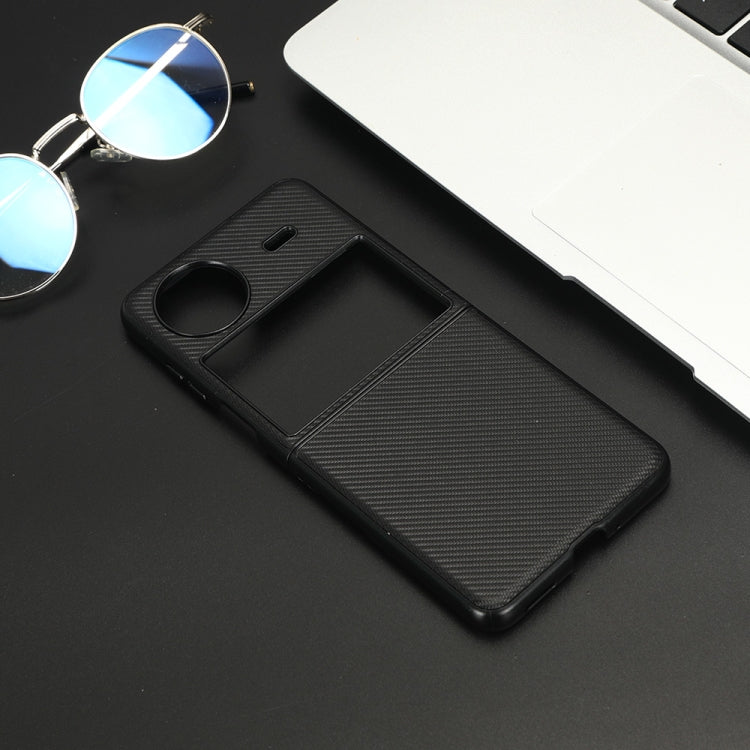 For vivo X Flip PU Leather PC Phone Case