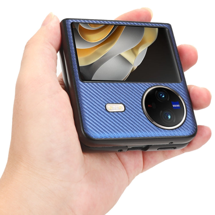 For vivo X Flip PU Leather PC Phone Case