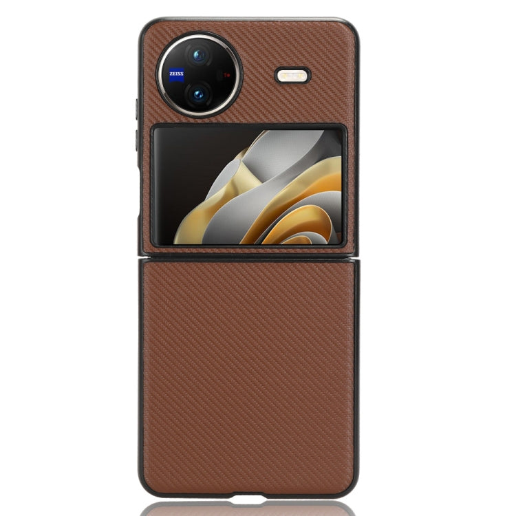 For vivo X Flip PU Leather PC Phone Case
