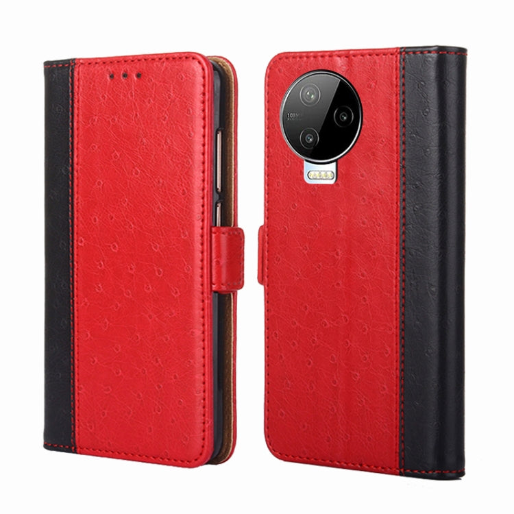 For Infinix Note 12 Pro 4G Ostrich Texture Flip Leather Phone Case