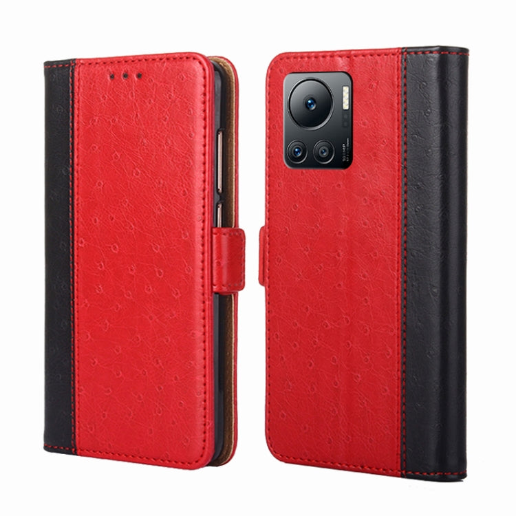 For Infinix Note 12 VIP Ostrich Texture Flip Leather Phone Case