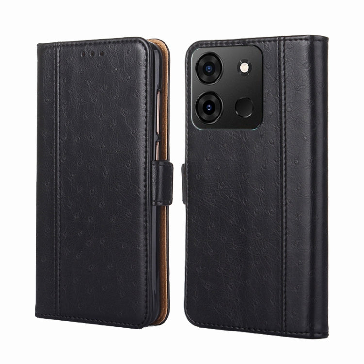 For Infinix Smart 7 Ostrich Texture Flip Leather Phone Case