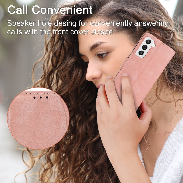 For Samsung Galaxy S23 5G Oil Skin Zipper Wallet Leather Phone Case