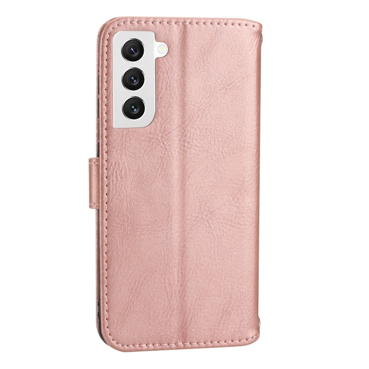 For Samsung Galaxy S23 5G Oil Skin Zipper Wallet Leather Phone Case