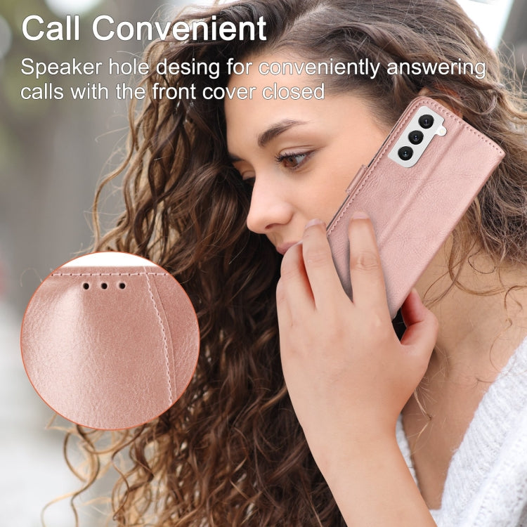 For Samsung Galaxy S23 5G Oil Skin Zipper Wallet Leather Phone Case
