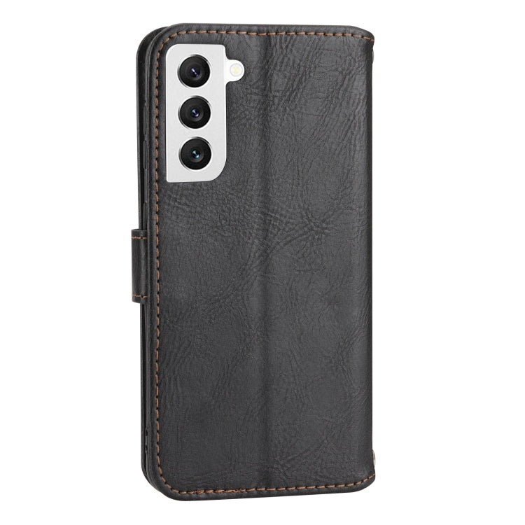 For Samsung Galaxy S23 5G Oil Skin Zipper Wallet Leather Phone Case