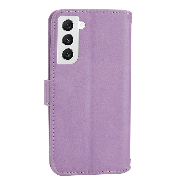 For Samsung Galaxy S23+ 5G Oil Skin Zipper Wallet Leather Phone Case