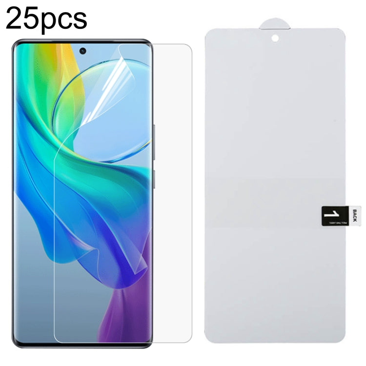 For vivo Y78+ 25pcs Full Screen Protector Explosion-proof Hydrogel Film