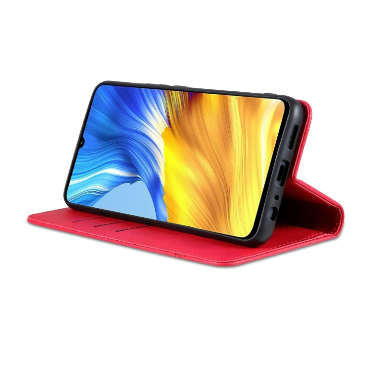 For Honor X5 AZNS Magnetic Calf Texture Flip Leather Phone Case