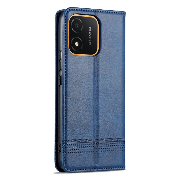 For Honor X5 AZNS Magnetic Calf Texture Flip Leather Phone Case