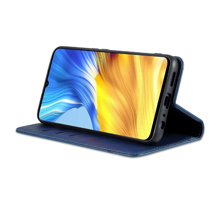 For Honor X5 AZNS Magnetic Calf Texture Flip Leather Phone Case