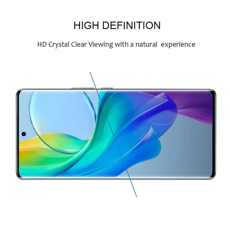 For vivo Y78+ 3D Curved Edge Full Screen Tempered Glass Film