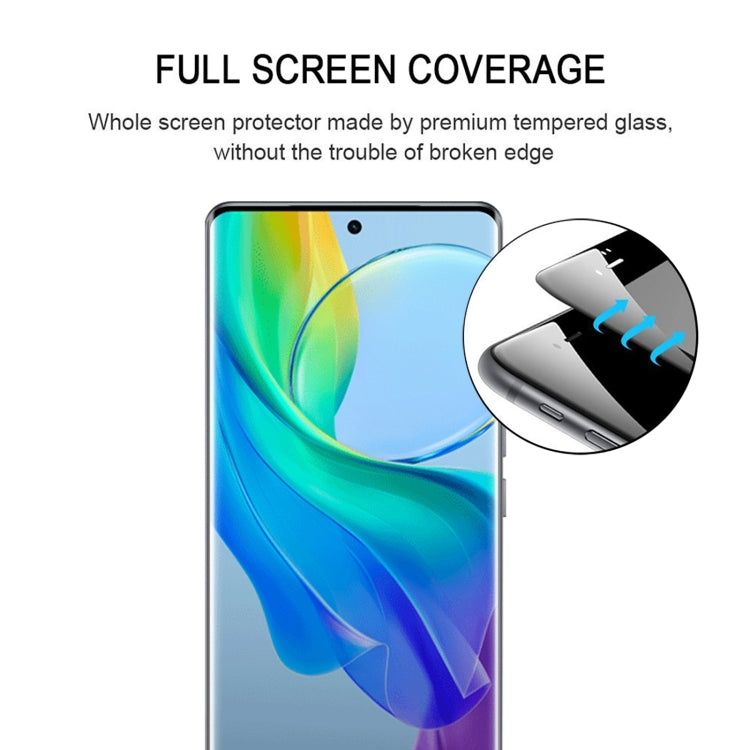 For vivo Y78+ 25pcs 3D Curved Edge Full Screen Tempered Glass Film