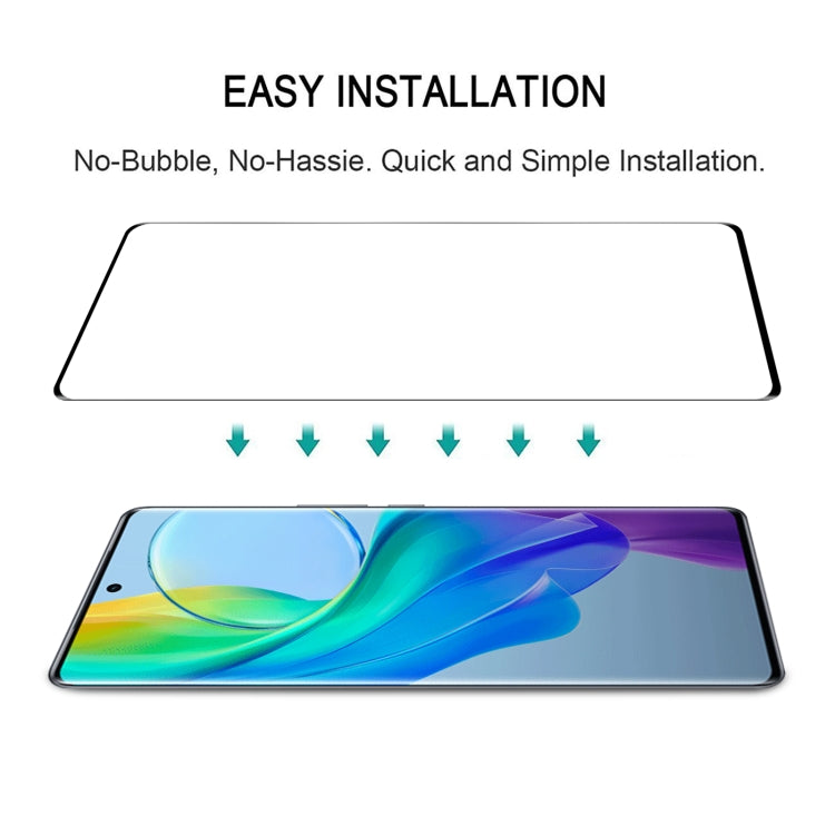 For vivo Y78+ 25pcs 3D Curved Edge Full Screen Tempered Glass Film