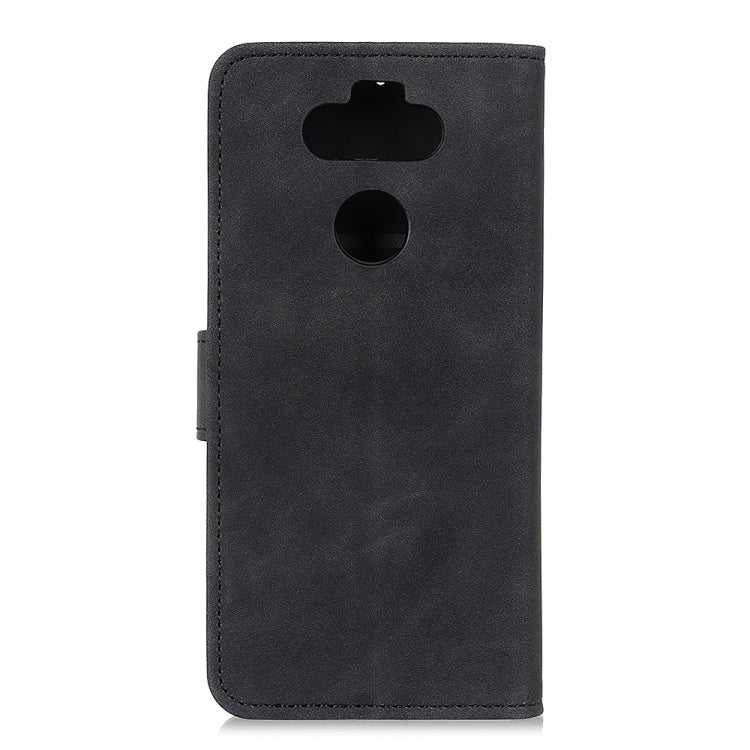 For LG K31 / Aristo 5 KHAZNEH Retro Texture PU + TPU Horizontal Flip Leather Case with Holder & Card Slots & Wallet