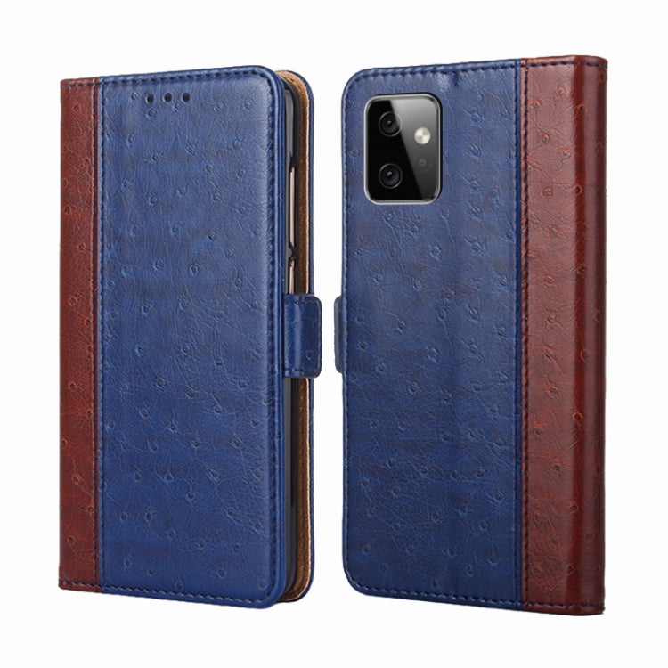 For Motorola Moto G Power 2023 Ostrich Texture Flip Leather Phone Case