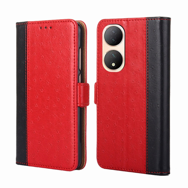 For vivo Y100 5G Ostrich Texture Flip Leather Phone Case