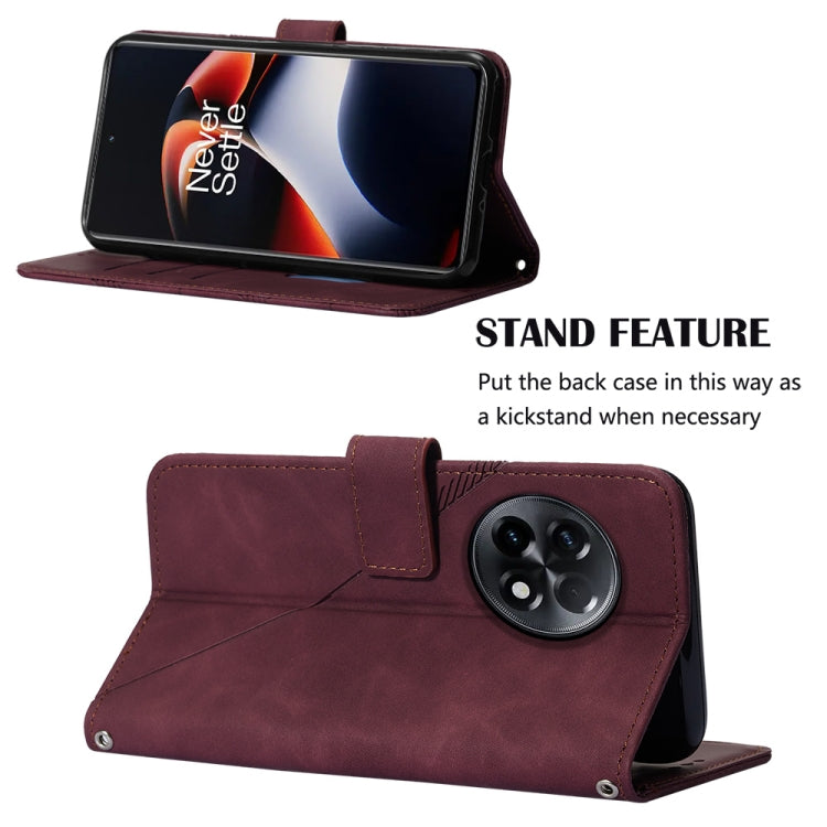 For OnePlus Ace 2 5G / 11R 5G Crossbody 3D Embossed Flip Leather Phone Case