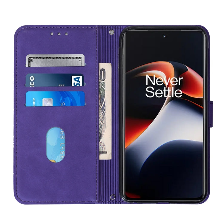 For OnePlus Ace 2 5G / 11R 5G Crossbody 3D Embossed Flip Leather Phone Case