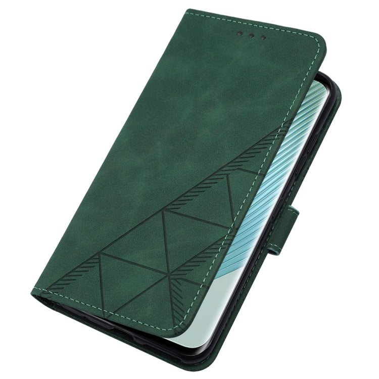 For Honor Magic5 Pro Crossbody 3D Embossed Flip Leather Phone Case