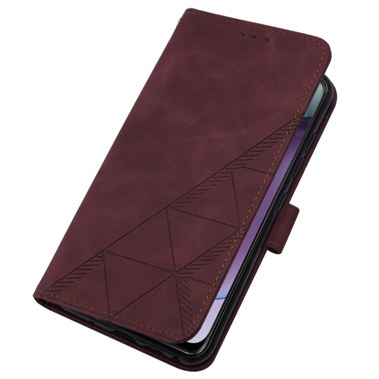 For Motorola Moto G Stylus 5G 2023 Crossbody 3D Embossed Flip Leather Phone Case
