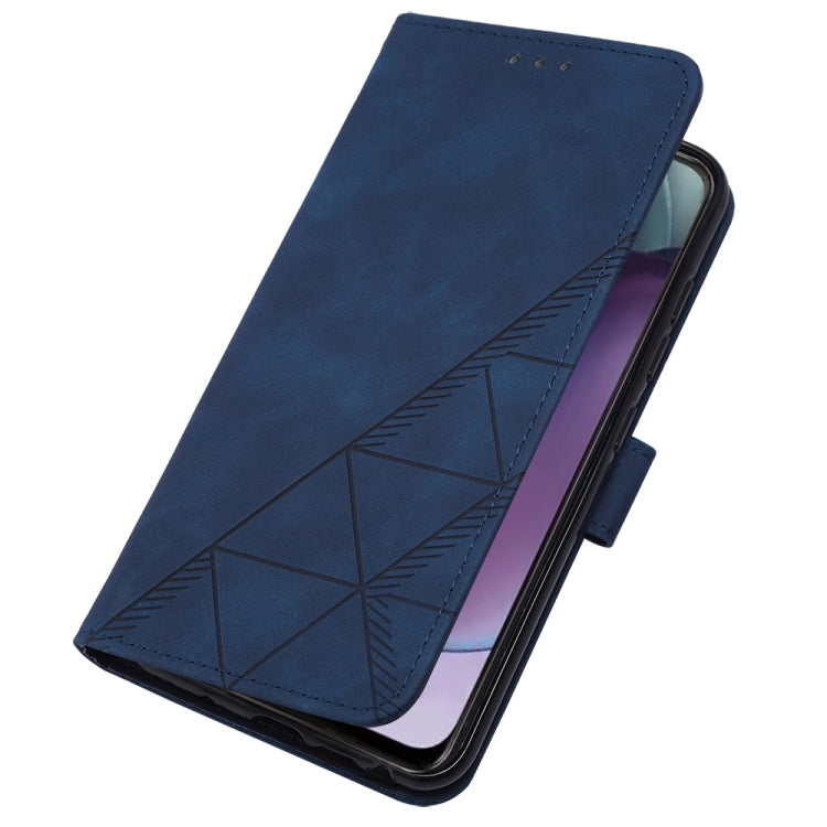 For Motorola Moto G Stylus 5G 2023 Crossbody 3D Embossed Flip Leather Phone Case