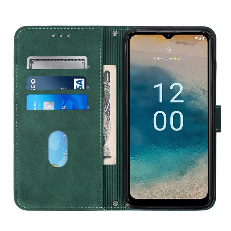 For Nokia G22 Crossbody 3D Embossed Flip Leather Phone Case