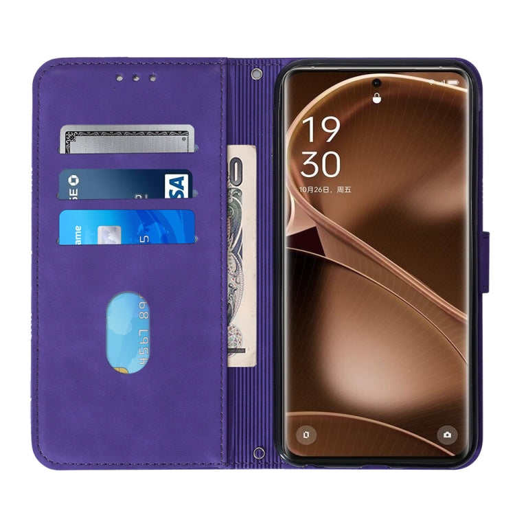 For OPPO Find X6 Pro Crossbody 3D Embossed Flip Leather Phone Case