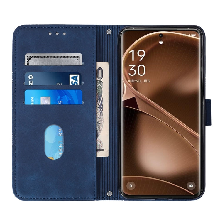 For OPPO Find X6 Pro Crossbody 3D Embossed Flip Leather Phone Case