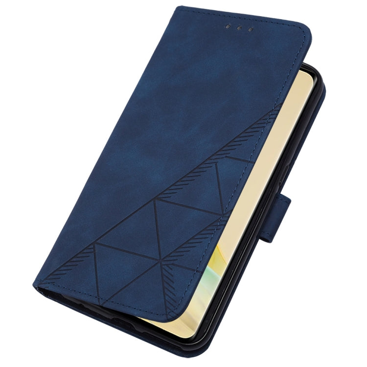 For OPPO Reno8 T 5G / A1 Pro 5G Global Crossbody 3D Embossed Flip Leather Phone Case