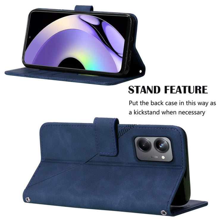 For Realme 10 Pro 5G Crossbody 3D Embossed Flip Leather Phone Case