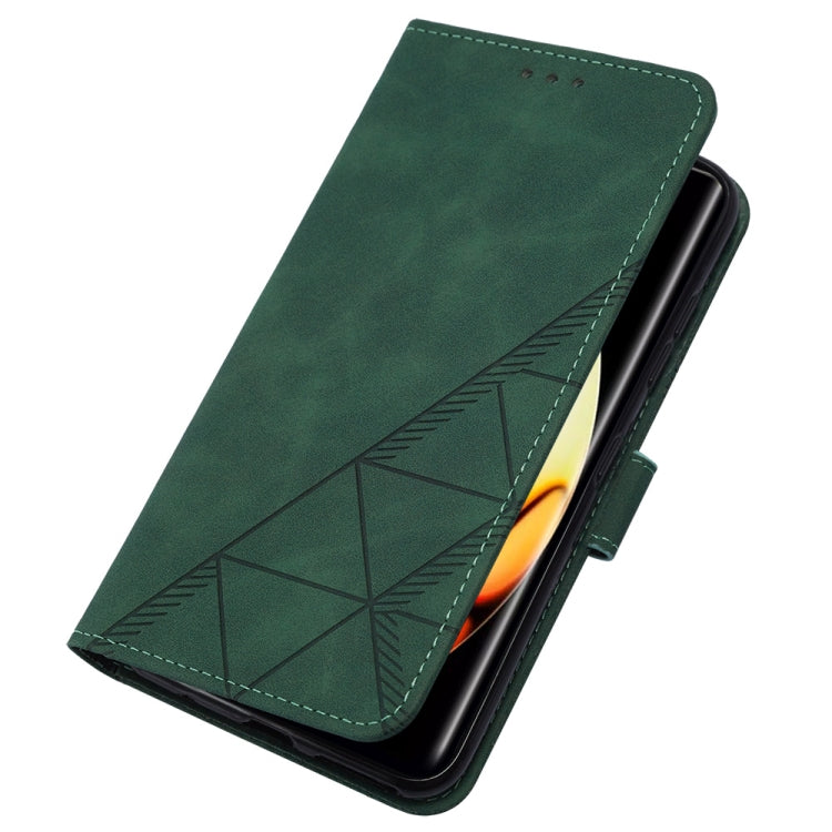 For Realme 10 Pro+ 5G Crossbody 3D Embossed Flip Leather Phone Case