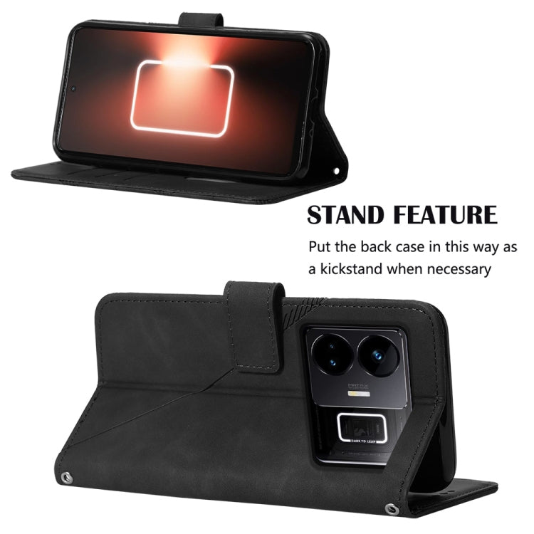 For Realme GT Neo 5  5G / GT 3 Crossbody 3D Embossed Flip Leather Phone Case