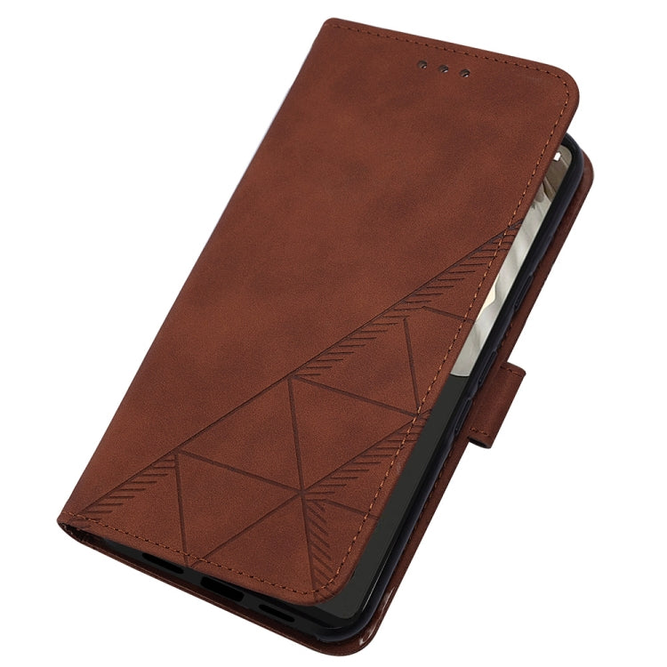 For Google Pixel 8 Crossbody 3D Embossed Flip Leather Phone Case